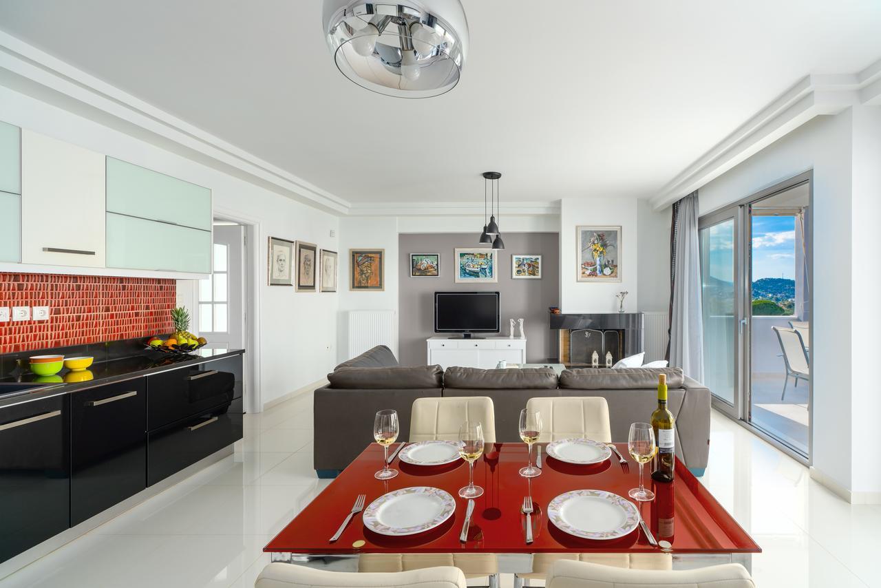 Ferienwohnung Luxurious House Near The Sea Pórto Ráfti Exterior foto