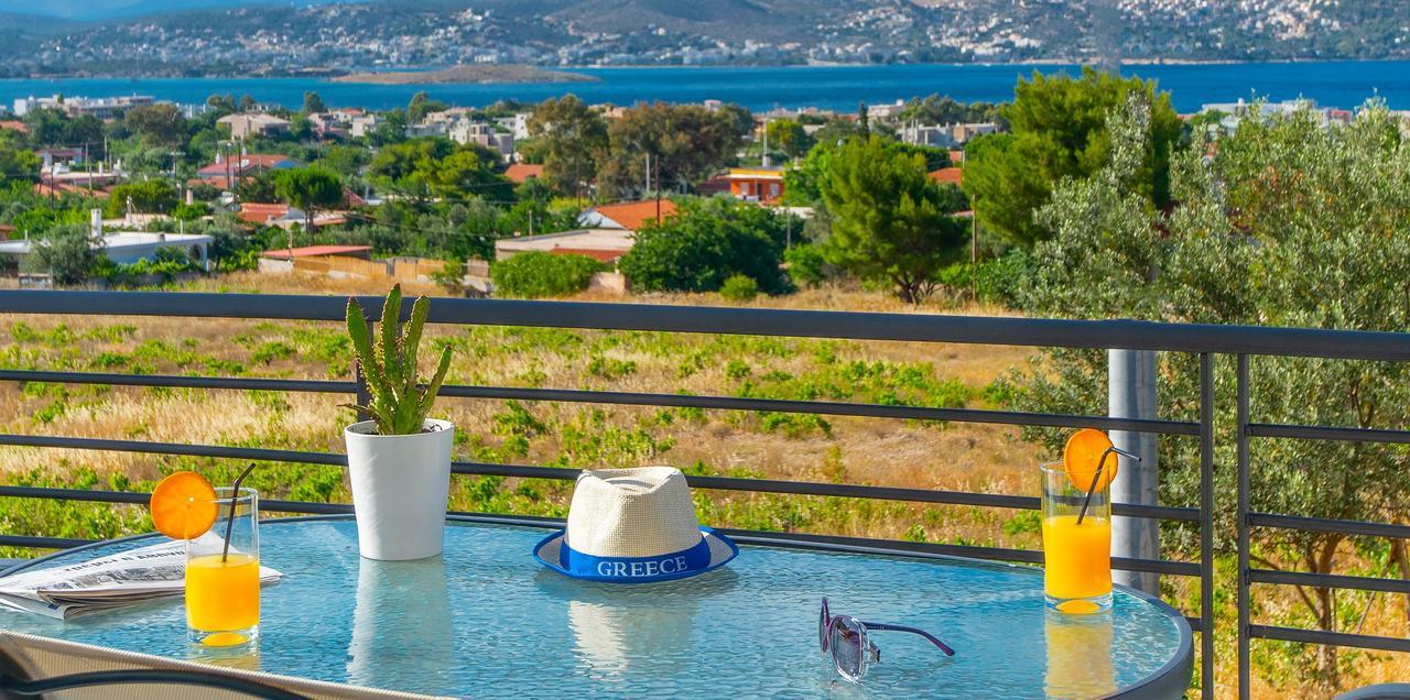 Ferienwohnung Luxurious House Near The Sea Pórto Ráfti Exterior foto